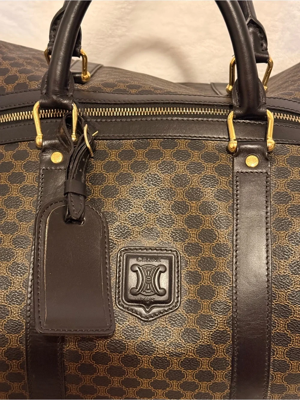 Celine Macadam Boston Travel Bag